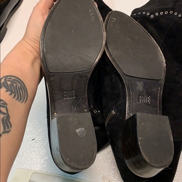 Frye Ray Grommet over the knee boots sz 7.5m - Picture 6 of 6